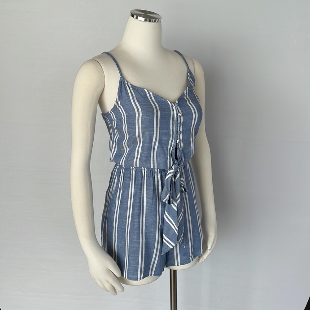 Abercrombie Romper Size Small Blue/White Stripe - Picture 5 of 10
